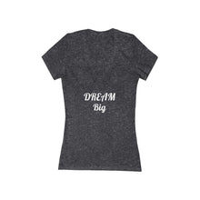 Charger l'image dans la galerie, Dream Big Women's Jersey Short Sleeve Deep V-Neck Tee