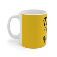 将图片加载到图库查看器,Know Your Worth Yellow Ceramic Mug 11oz