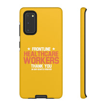 Load image into Gallery viewer, Tough Cases - Thank You Frontline Healthcare Workers - Yellow - iPhone / Pixel / Galaxy