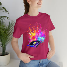 Charger l'image dans la galerie, Turntable on Fire Unisex Jersey Short Sleeve Tee