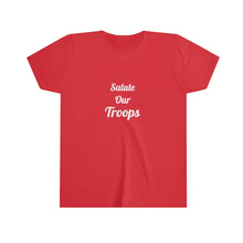 Charger l'image dans la galerie, Salute Our Troops Youth Short Sleeve Tee