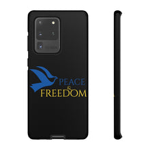 Load image into Gallery viewer, Ukraine Peace & Freedom - Black - iPhone / Pixel / Galaxy
