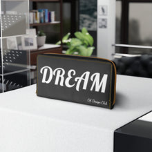 Charger l'image dans la galerie, Zipper Wallet - Dream Big - Black (Please allow 2 weeks for Shipping)