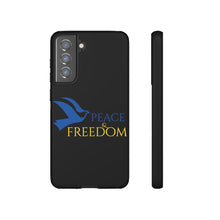 Load image into Gallery viewer, Ukraine Peace & Freedom - Black - iPhone / Pixel / Galaxy