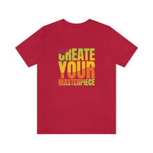 Charger l'image dans la galerie, Create Your Masterpiece (version 2) Unisex Jersey Short Sleeve Tee