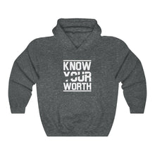 Charger l'image dans la galerie, Know Your Worth (version 2) Unisex Heavy Blend™ Hooded Sweatshirt