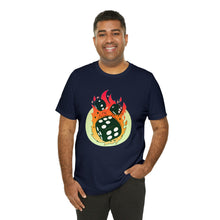 Charger l'image dans la galerie, Flaming Dice Unisex Jersey Short Sleeve Tee