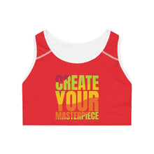 Charger l'image dans la galerie, Create Your Masterpiece Sports Bra - Red