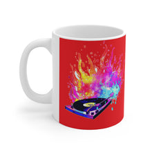 画像をギャラリービューアに読み込む, Turntable Red Mug 11oz