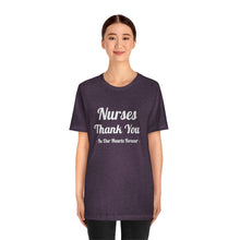Charger l'image dans la galerie, Nurses Thank You Unisex Jersey Short Sleeve Tee
