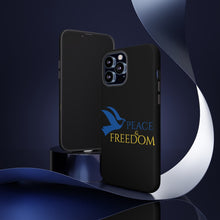 Load image into Gallery viewer, Ukraine Peace & Freedom - Black - iPhone / Pixel / Galaxy
