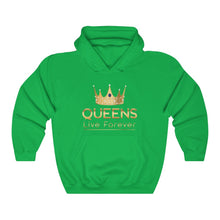 Load image into Gallery viewer, Queens Live Forever Unisex Heavy Blend™ Hooded Sweatshirt