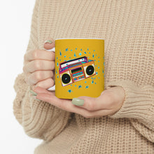 画像をギャラリービューアに読み込む, Boom Box Yellow Mug 11oz