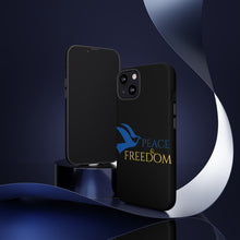 Load image into Gallery viewer, Ukraine Peace & Freedom - Black - iPhone / Pixel / Galaxy