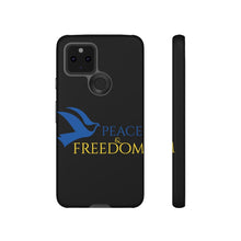 Load image into Gallery viewer, Ukraine Peace & Freedom - Black - iPhone / Pixel / Galaxy