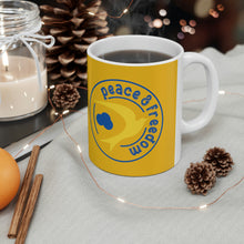 Charger l'image dans la galerie, Peace & Freedom Yellow Mug 11oz