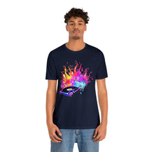 Charger l'image dans la galerie, Turntable on Fire Unisex Jersey Short Sleeve Tee
