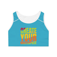 Charger l'image dans la galerie, Create Your Masterpiece Sports Bra - Aqua