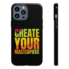 Charger l'image dans la galerie, Tough Cases - Create Your Masterpiece - Black - iPhone / Pixel / Galaxy