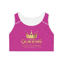 Charger l'image dans la galerie, Queens Live Forever Sports Bra - Berry