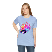 Charger l'image dans la galerie, Turntable on Fire Unisex Jersey Short Sleeve Tee