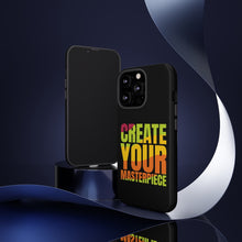 Charger l'image dans la galerie, Tough Cases - Create Your Masterpiece - Black - iPhone / Pixel / Galaxy