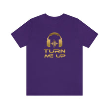 Charger l'image dans la galerie, Turn Me Up - Gold (version 2) Unisex Jersey Short Sleeve Tee