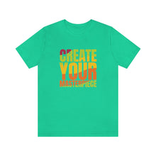 Charger l'image dans la galerie, Create Your Masterpiece (version 2) Unisex Jersey Short Sleeve Tee