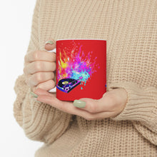 画像をギャラリービューアに読み込む, Turntable Red Mug 11oz