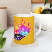 Charger l'image dans la galerie, Turntable Yellow Mug 11oz