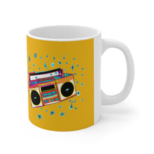 画像をギャラリービューアに読み込む, Boom Box Yellow Mug 11oz