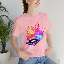 Charger l'image dans la galerie, Turntable on Fire Unisex Jersey Short Sleeve Tee
