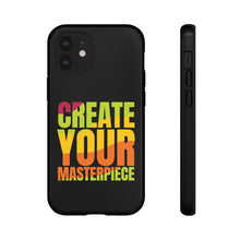 Charger l'image dans la galerie, Tough Cases - Create Your Masterpiece - Black - iPhone / Pixel / Galaxy