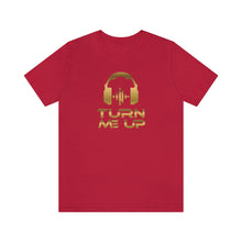 Charger l'image dans la galerie, Turn Me Up - Gold (version 2) Unisex Jersey Short Sleeve Tee