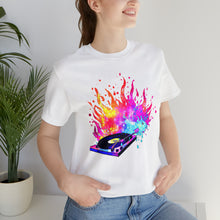 Charger l'image dans la galerie, Turntable on Fire Unisex Jersey Short Sleeve Tee