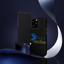 Load image into Gallery viewer, Ukraine Peace & Freedom - Black - iPhone / Pixel / Galaxy
