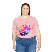 Charger l'image dans la galerie, Turntable on Fire Unisex Jersey Short Sleeve Tee
