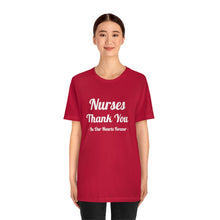 Charger l'image dans la galerie, Nurses Thank You Unisex Jersey Short Sleeve Tee