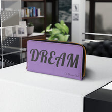 Charger l'image dans la galerie, Zipper Wallet - Dream Big - Purple (Please allow 2 weeks for Shipping)