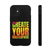 Charger l'image dans la galerie, Tough Cases - Create Your Masterpiece - Black - iPhone / Pixel / Galaxy