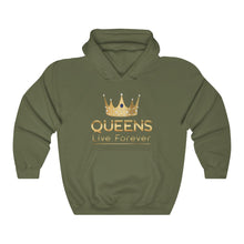 Load image into Gallery viewer, Queens Live Forever Unisex Heavy Blend™ Hooded Sweatshirt