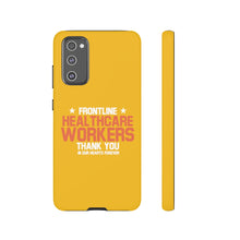 Load image into Gallery viewer, Tough Cases - Thank You Frontline Healthcare Workers - Yellow - iPhone / Pixel / Galaxy