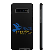 Load image into Gallery viewer, Ukraine Peace & Freedom - Black - iPhone / Pixel / Galaxy