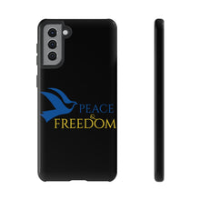 Load image into Gallery viewer, Ukraine Peace & Freedom - Black - iPhone / Pixel / Galaxy