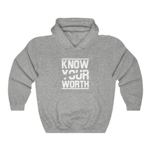 Charger l'image dans la galerie, Know Your Worth (version 2) Unisex Heavy Blend™ Hooded Sweatshirt