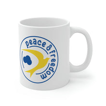 画像をギャラリービューアに読み込む, Peace & Freedom White Mug 11oz