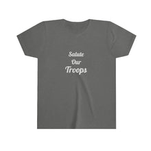 Charger l'image dans la galerie, Salute Our Troops Youth Short Sleeve Tee