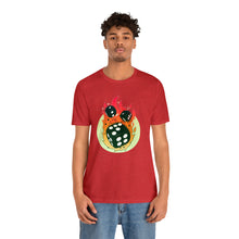 Charger l'image dans la galerie, Flaming Dice Unisex Jersey Short Sleeve Tee