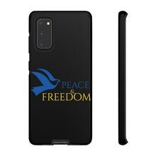 Load image into Gallery viewer, Ukraine Peace & Freedom - Black - iPhone / Pixel / Galaxy