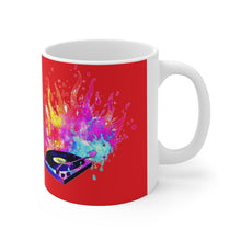 画像をギャラリービューアに読み込む, Turntable Red Mug 11oz